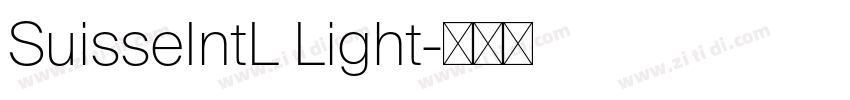 SuisseIntL Light字体转换 SuisseIntL Light字体转换